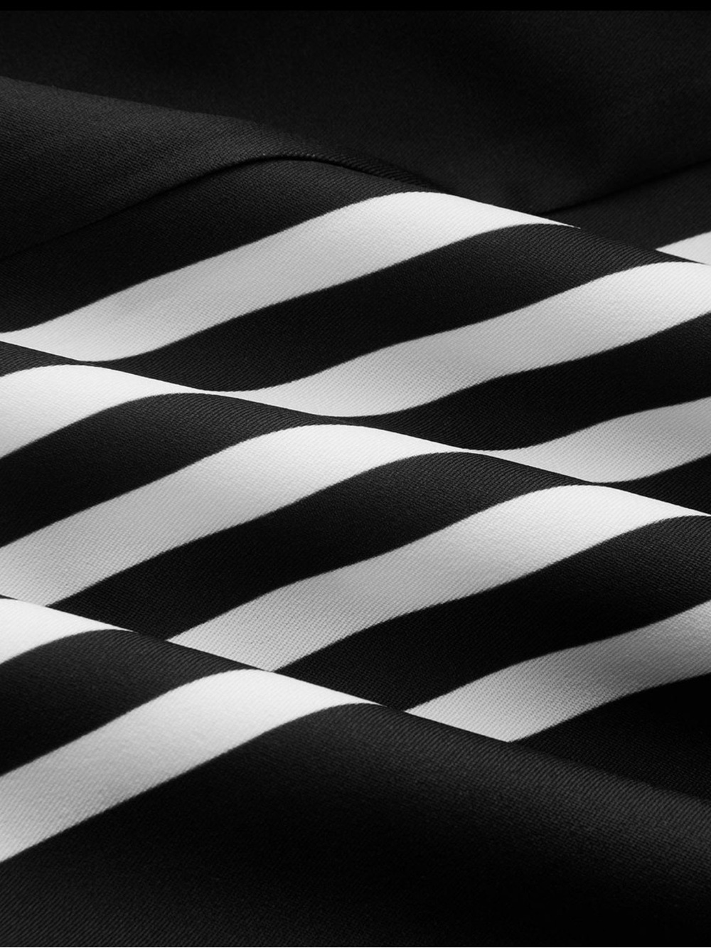 Commense Black and White Strapless Belted Maxi Dress - Picture 5 of 7